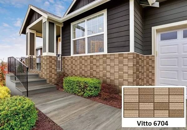 Gạch chân tường giả gỗ