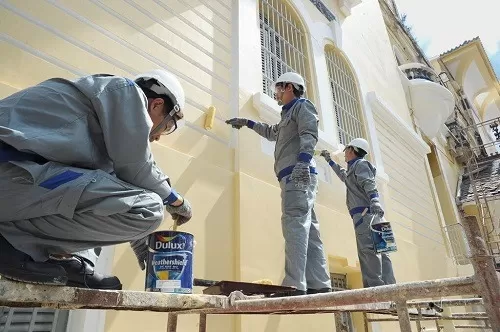 Lượng sơn cần cho tường ngoài