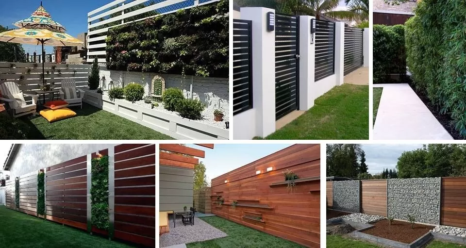 Nguyên vật liệu làm tường rào đa dạng và phù hợp với phong cách thiết kế tổng quan