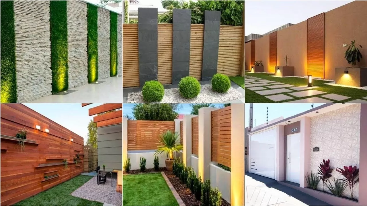 Tổng hợp các mẫu tường rào bằng gỗ, đá và gạch đẹp