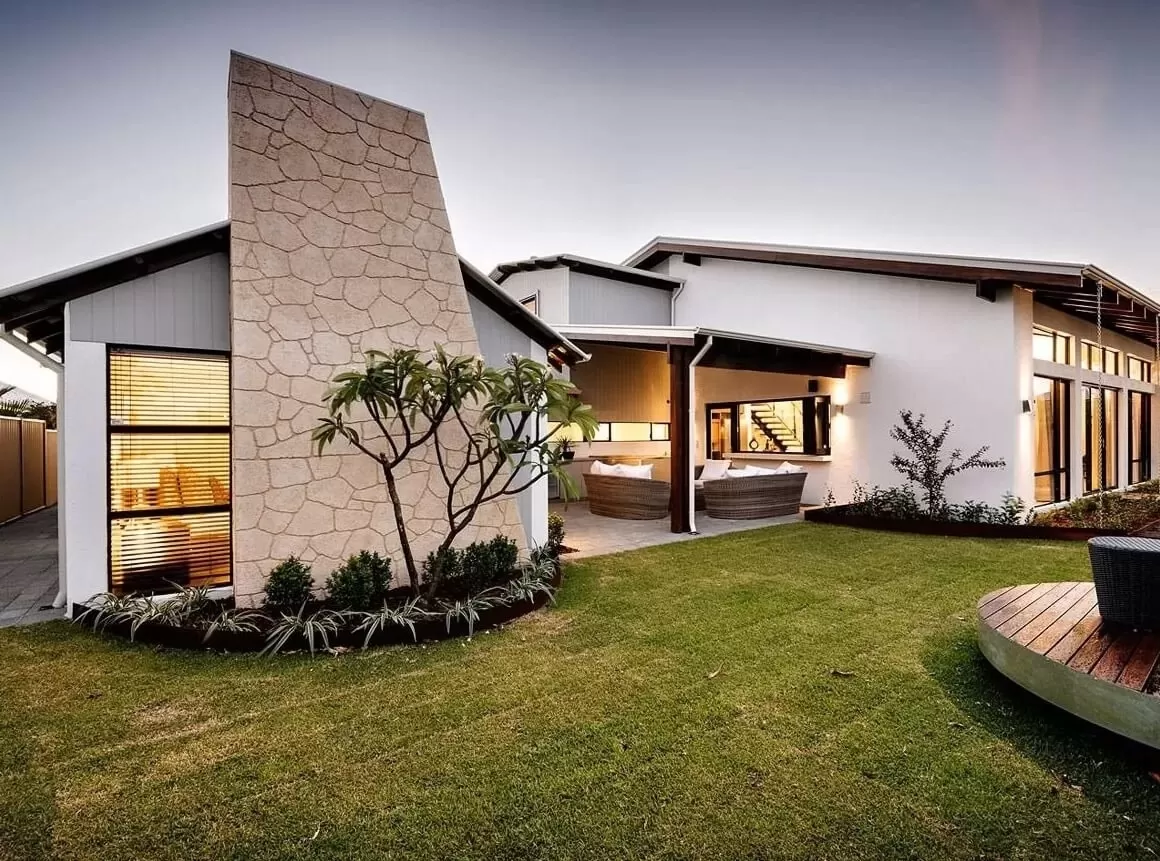 Mẫu nhà chữ U 2 tầng kiểu Hàn Quốc hiện đại