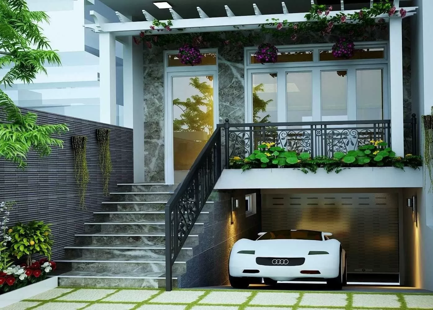 35 Mẫu nhà có tầng hầm lửng dẫn đầu xu hướng