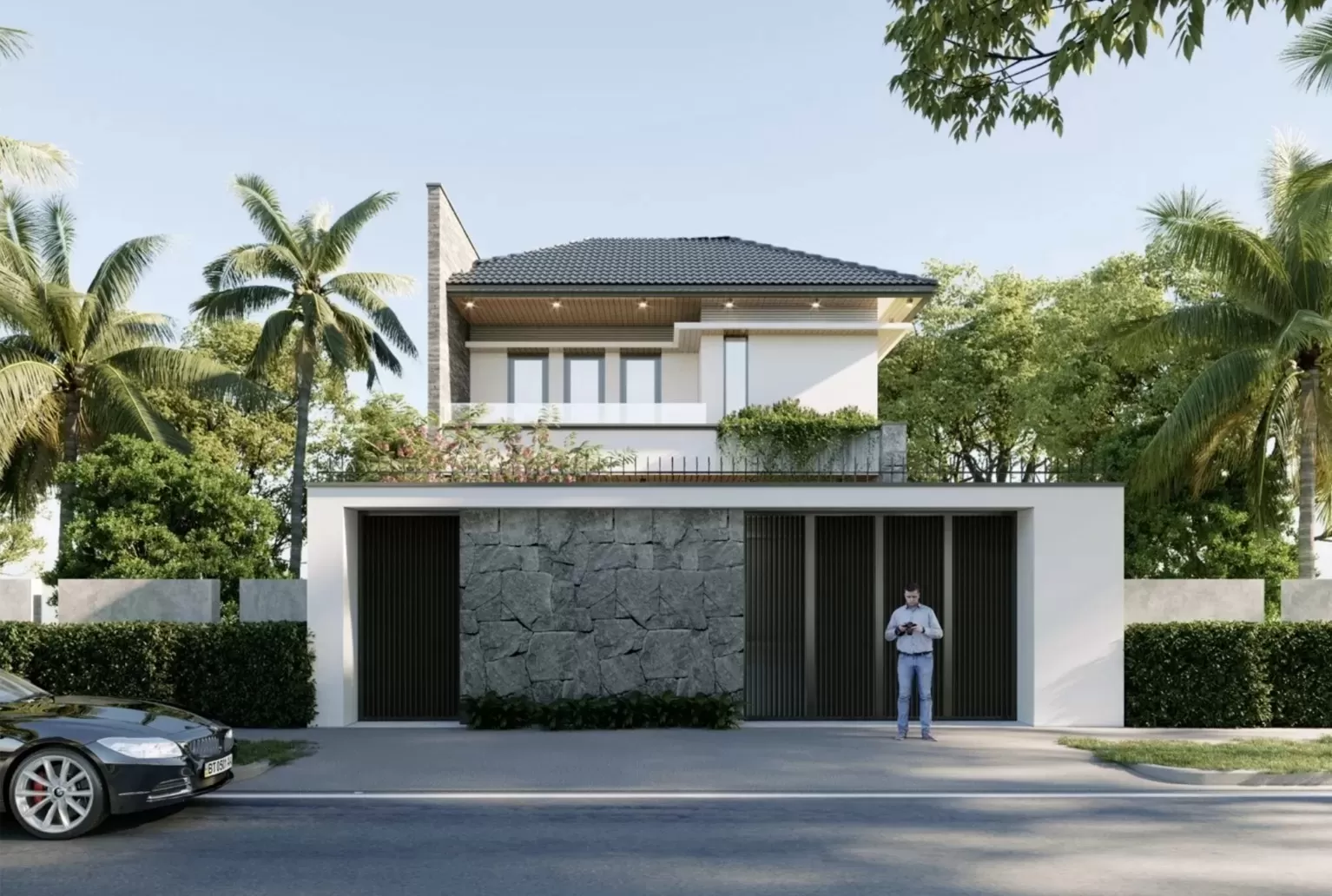 37 Kiểu nhà phố 2 tầng mái nhật đẹp tiết kiệm chi phí