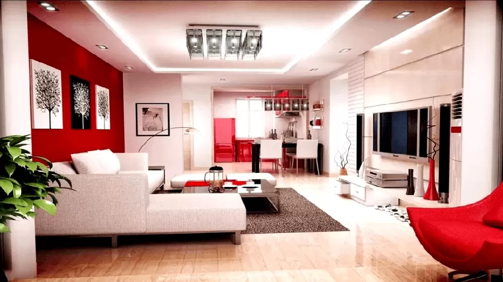 Màu đỏ - Màu sơn nhà hợp tuổi 1986