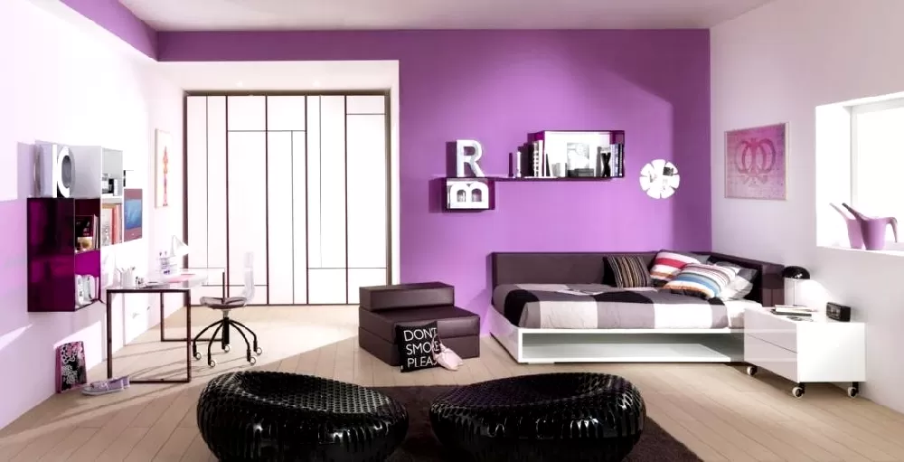 Sơn nhà mu tím cho người tuổi 1986