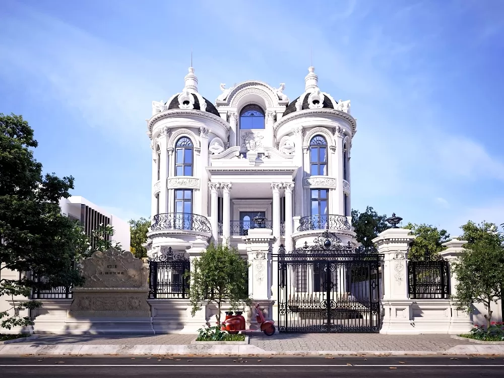 Xây lâu đài biệt thự những công trình phức tạp kéo dài 2-3 năm