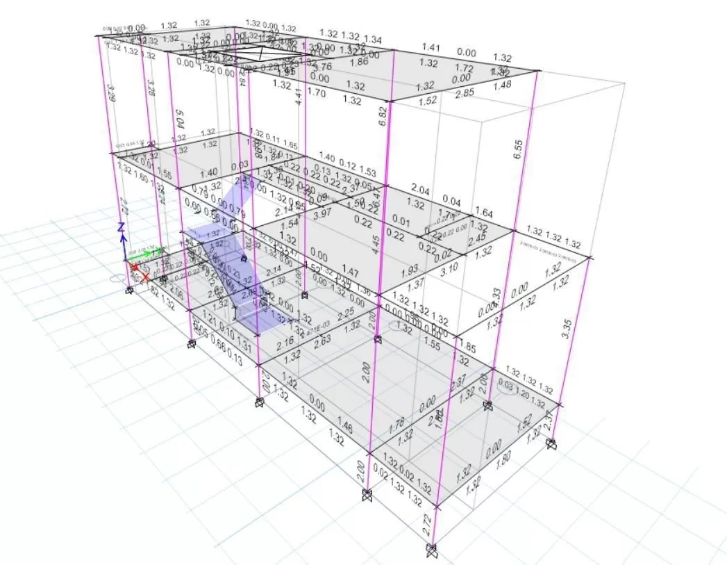 Lập mô hình kết cấu nhà