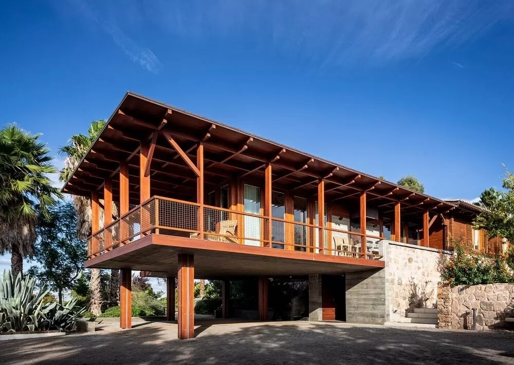 Kiến trúc biệt thự kiểu nhà sàn hiện đại 