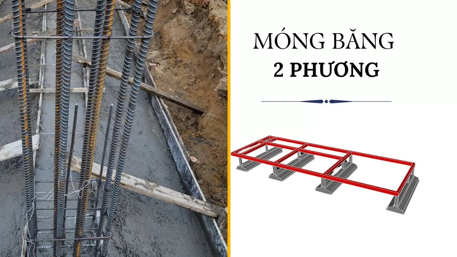 Móng băng 2 phương