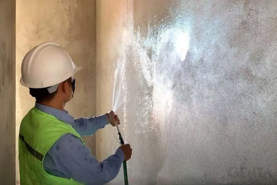 Không tuân thủ quy trình làm khô lớp vữa khiến lớp trát lâu khô