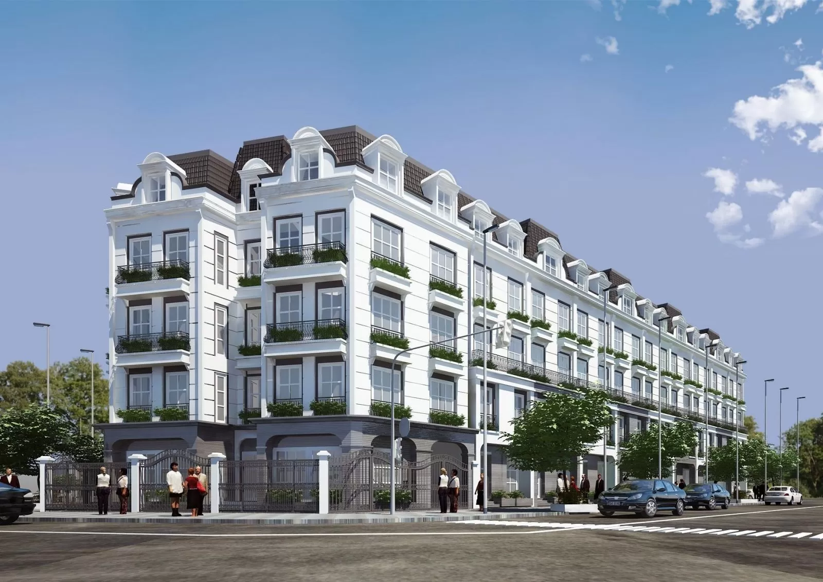 Nhà phố liền kề Phùng Khoang Nam Thắng trung bình 6,3 tỷ một lô