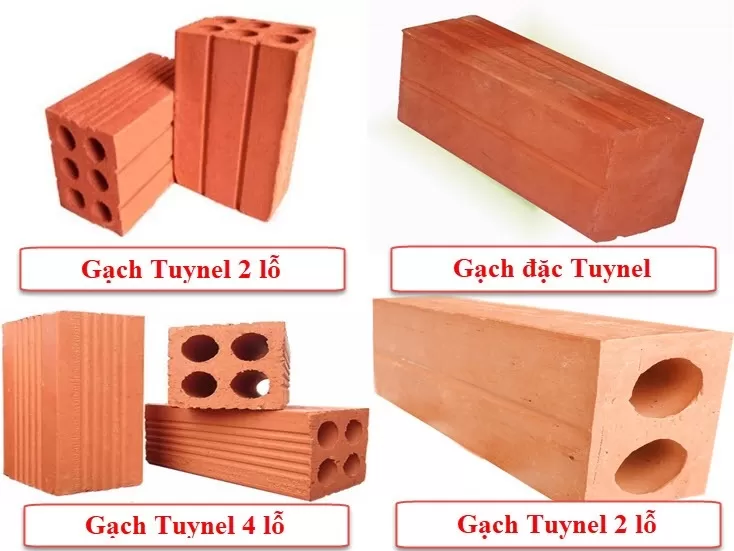 Các loại gạch Tuynel