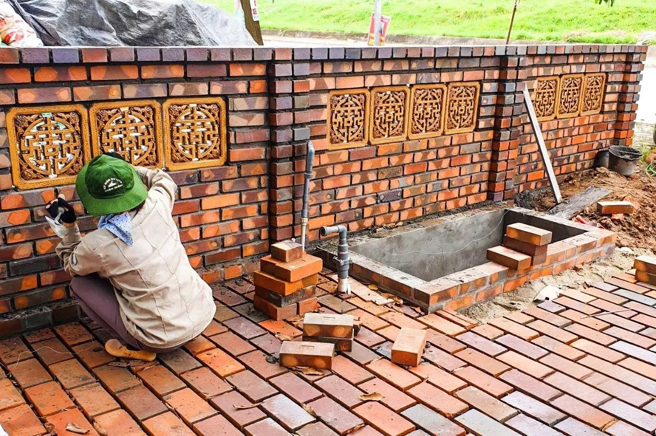 Chống thấm cho tường gạch không trát 