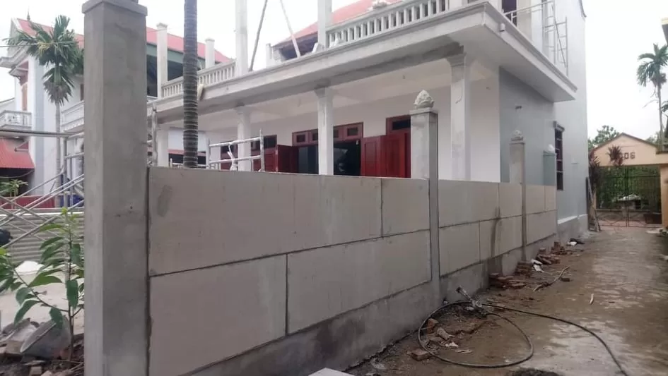 Tường bê tông nhẹ EPS ổn định hơn dưới tác động thời tiết