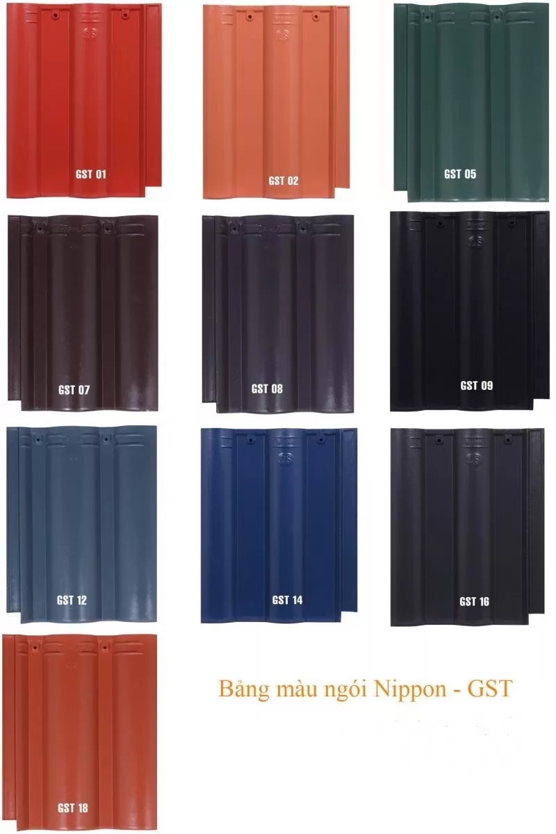 Trên thị trường, có rất nhiều loại ngói lợp mái nhật được sử dụng phổ biến, trong đó phải kể đến những loại ngói chất lượng tốt nhất, mẫu mã đẹp, giá thành hợp lý sau: Ngói Fuji, ngói Nakamura, ngói Murasaki, ngói Nippon, ngói Fuka, ngói Inari và ngói Ruby.