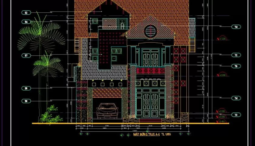 Tìm hiểu về file cad biệt thự hiện đại