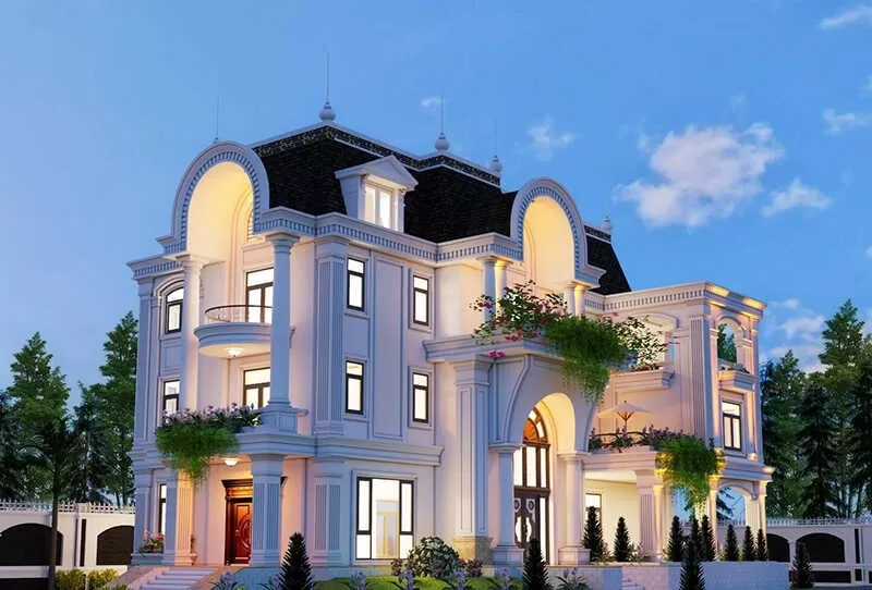 Tham khảo một số mẫu nhà mái mansard phổ biến hiện nay