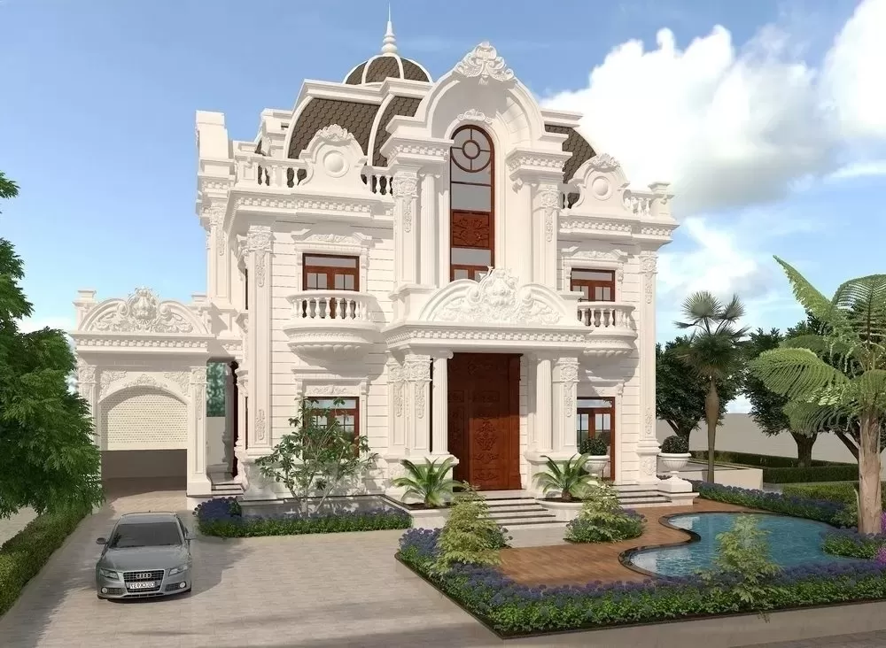 Tham khảo một số mẫu nhà mái mansard phổ biến hiện nay