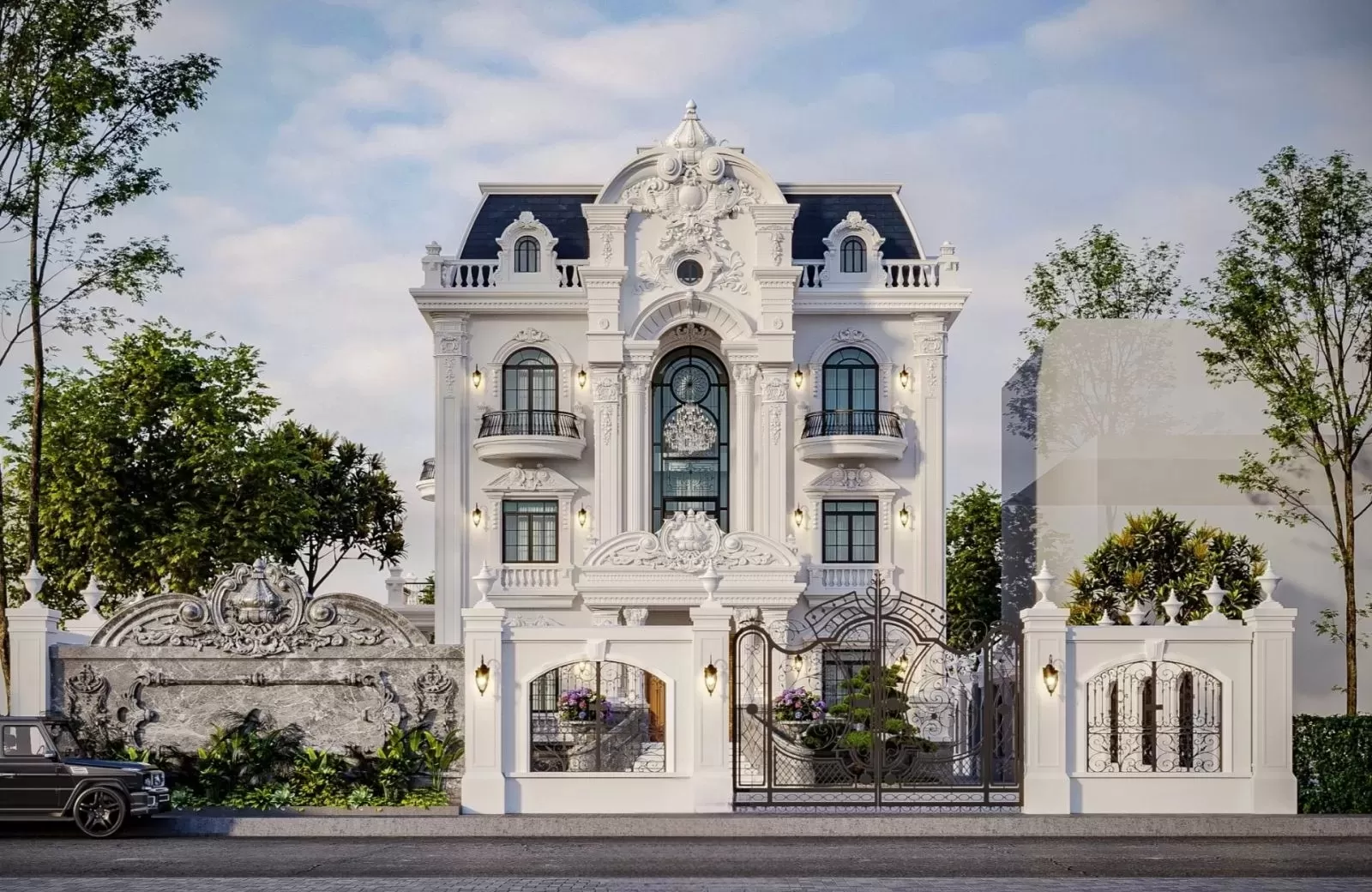 Tham khảo một số mẫu nhà mái mansard phổ biến hiện nay