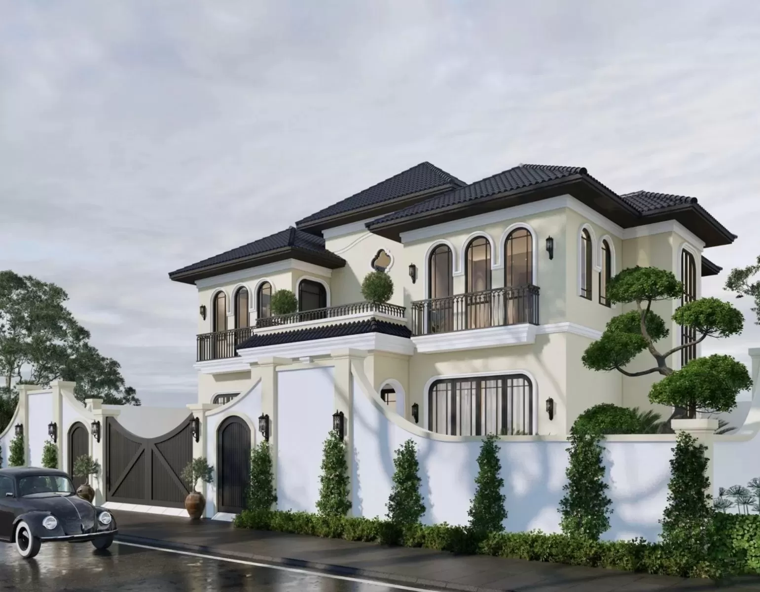 37 Kiểu nhà phố phong cách Indochine được yêu thích nhất