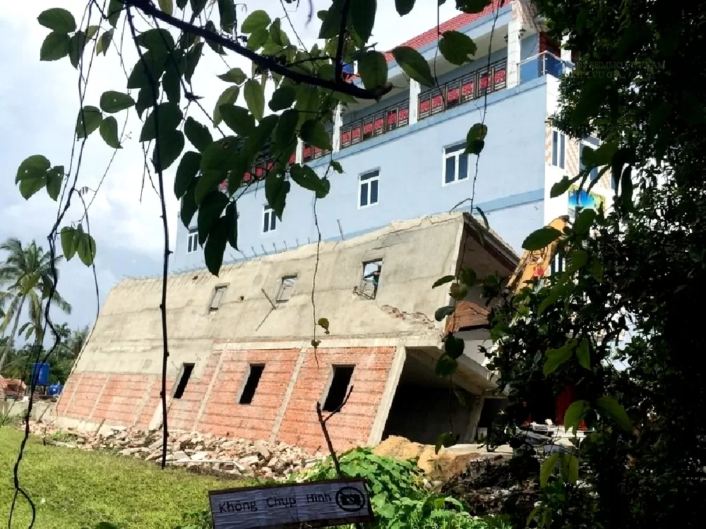 Lỗi không đảm bảo an toàn cho công trình