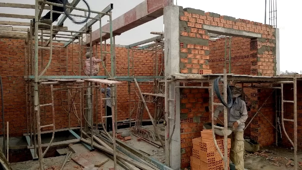 Phần xây thô đóng vai trò vô cùng quan trọng 