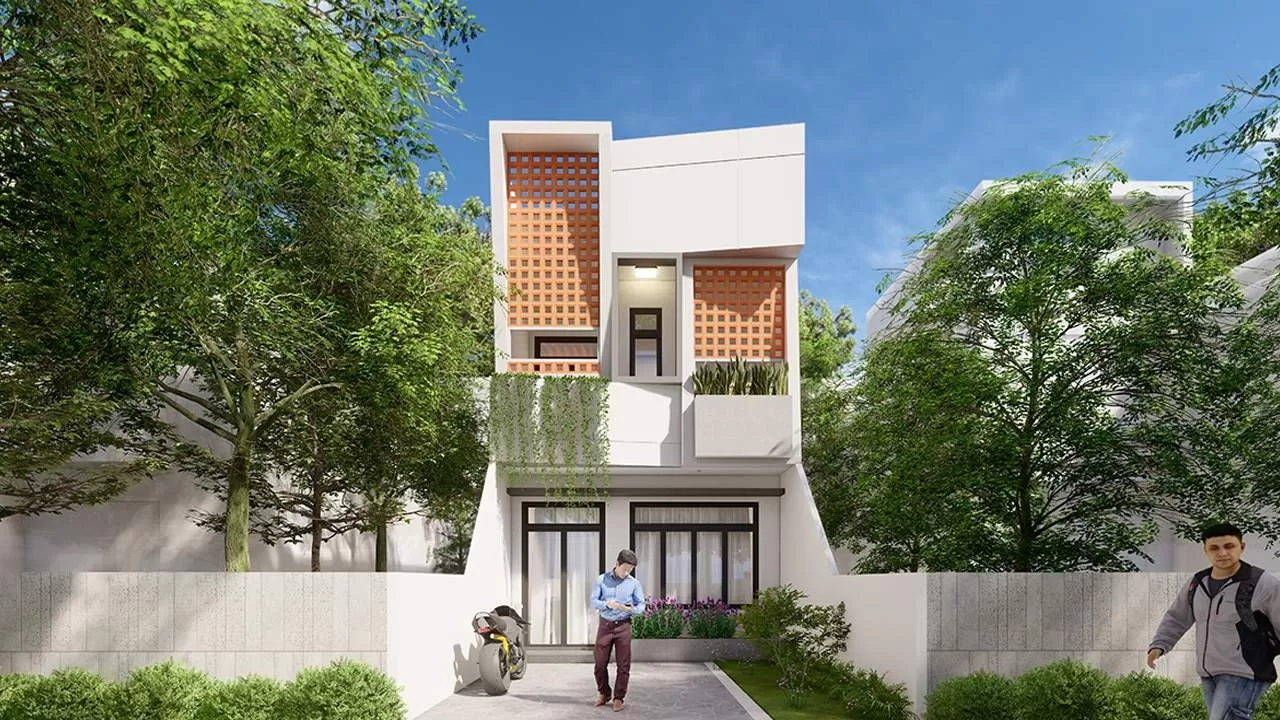 Nhà 2 tầng hiện đại