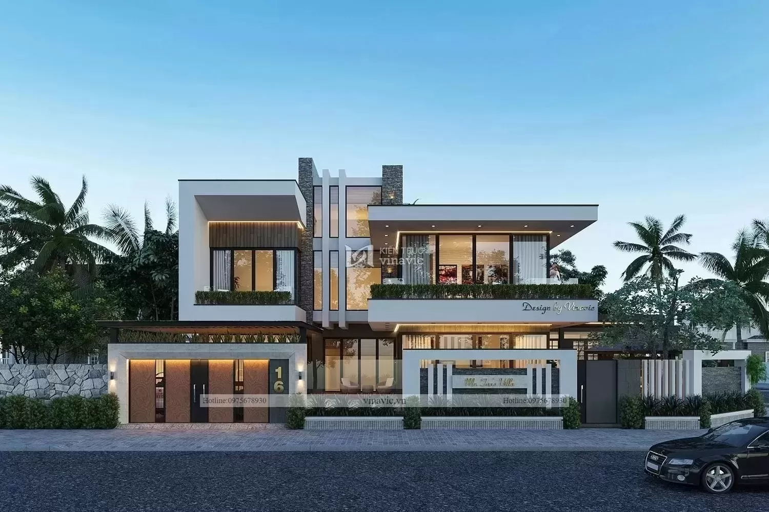 Biệt thự 2 tầng không gian mở đang trở thành xu hướng nhà ở được nhiều người yêu thích nhờ không gian sống tiện nghi, sang trọng