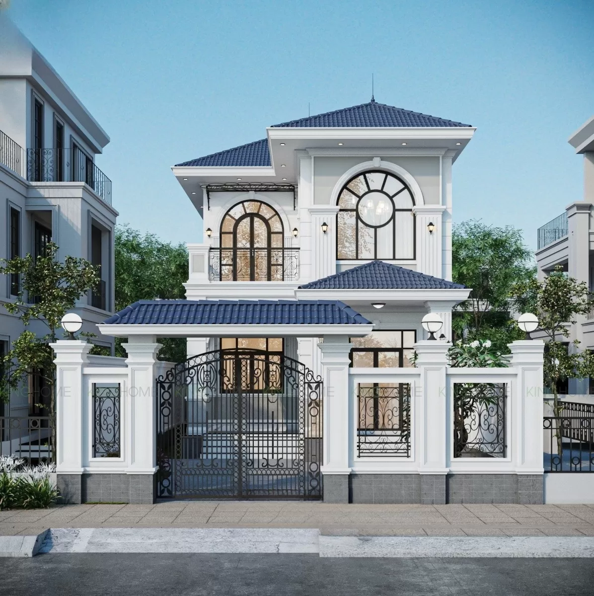 Biệt thự 2 tầng không gian mở đang trở thành xu hướng nhà ở được nhiều người yêu thích nhờ không gian sống tiện nghi, sang trọng