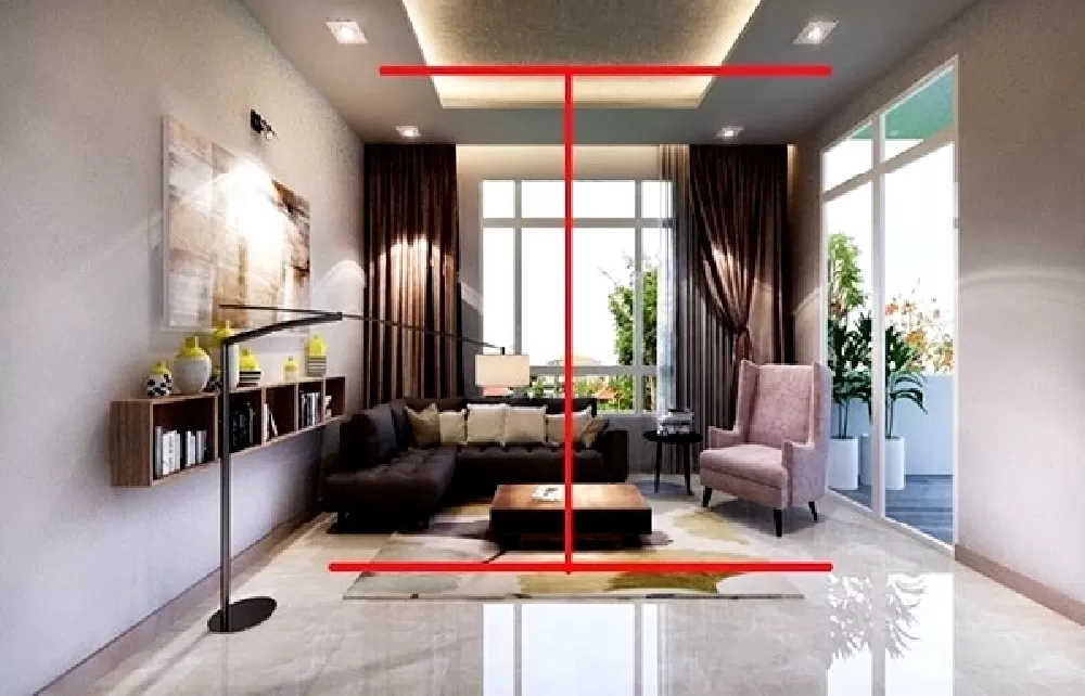 Áp dụng phong thuỷ tính chiều cao thông thuỷ nhà 2 tầng