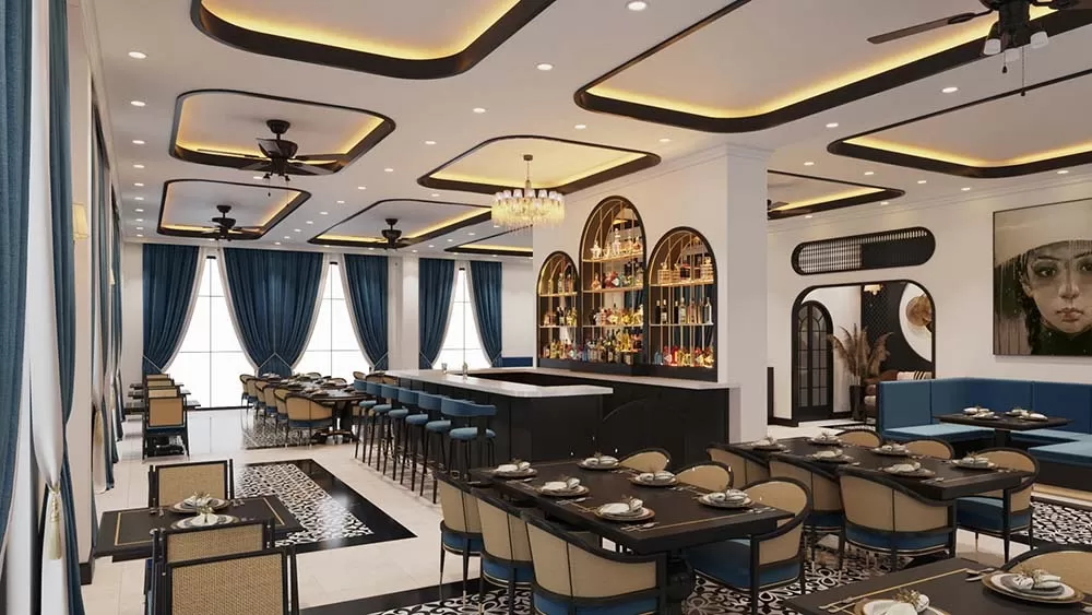 15+ thiết kế nhà hàng phong cách Indochine đẹp hút hồn