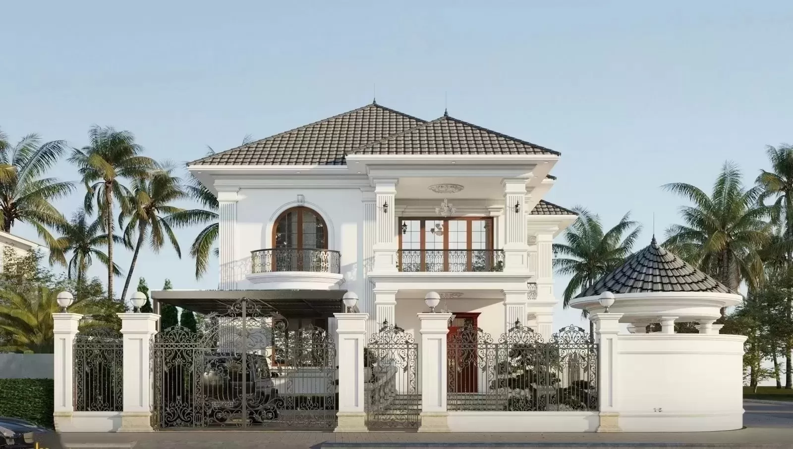 Tham khảo các mẫu nhà phố tân cổ điển kiến trúc đẹp