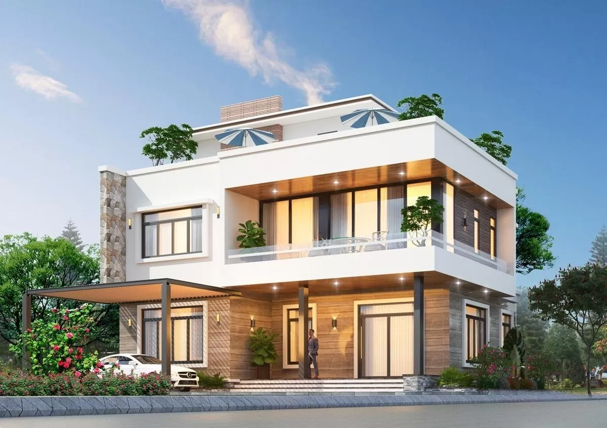 Tham khảo các mẫu thiết kế nhà mặt tiền 12m sâu 5m đẹp ấn tượng