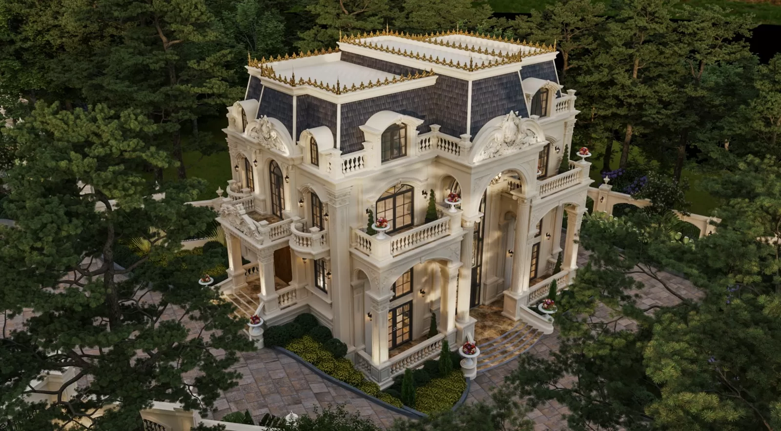 Trong nhà sáng sủa sẽ sơn màu khác nhà tối tăm