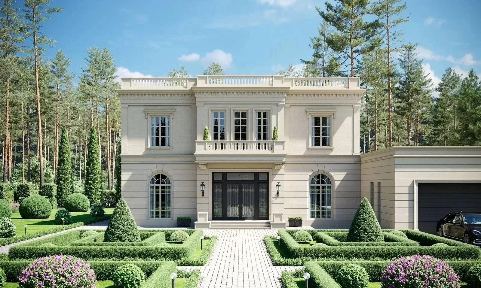 Nhà phong cách châu Âu đơn giản là lối kiến trúc nhà ở mang đậm nét văn hóa châu Âu nhưng được lược bỏ bớt những chi tiết rườm rà, cầu kỳ, thay vào đó là sự tối giản, tinh tế