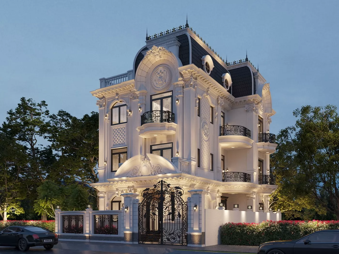 Nhà đẹp Hải Dương phong cách tân cổ điển