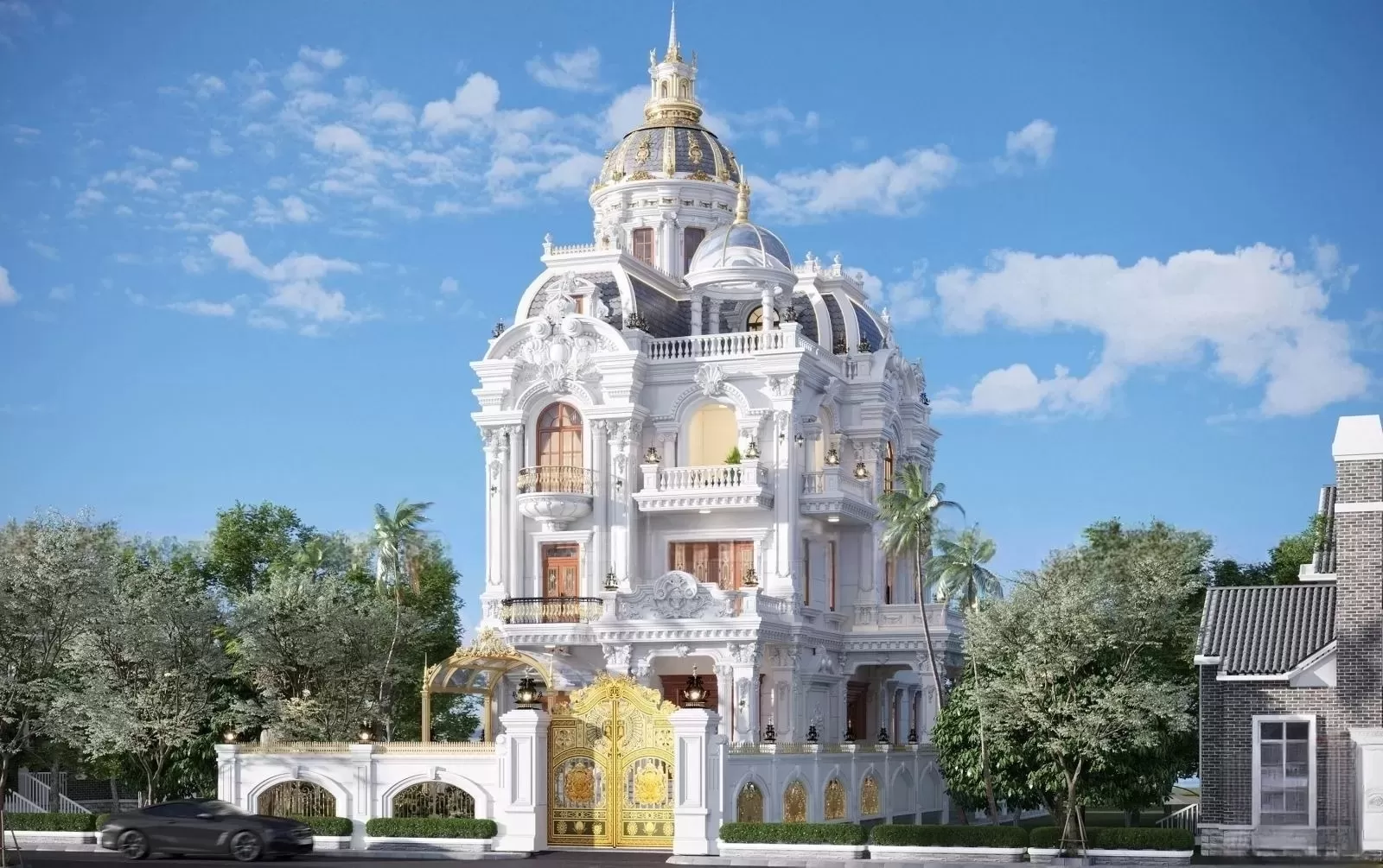 Nhà đẹp Hải Dương kiểu cổ điển