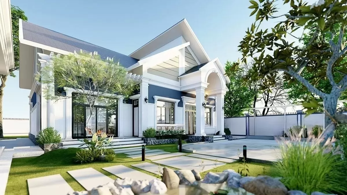 Mẫu nhà đẹp cấp 4 đơn giản tại Hải Dương