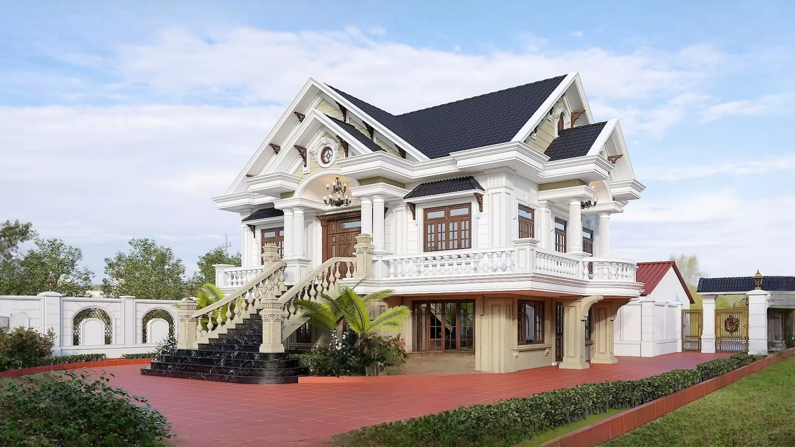 Nhà cấp 4 mái thái đẹp ở Hải Dương 