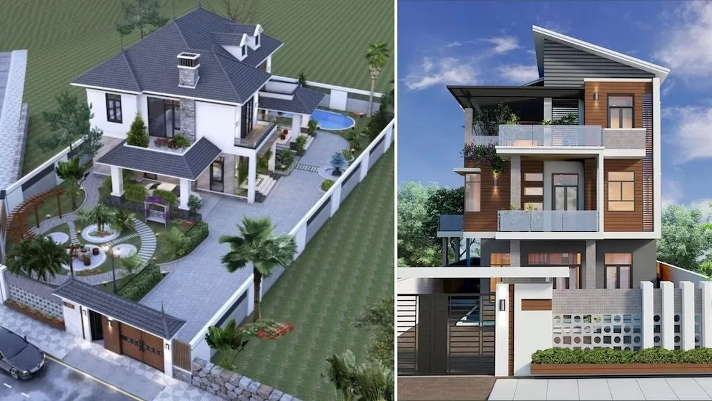 Các mẫu nhà đẹp ứng dụng cao tại Hải Dương