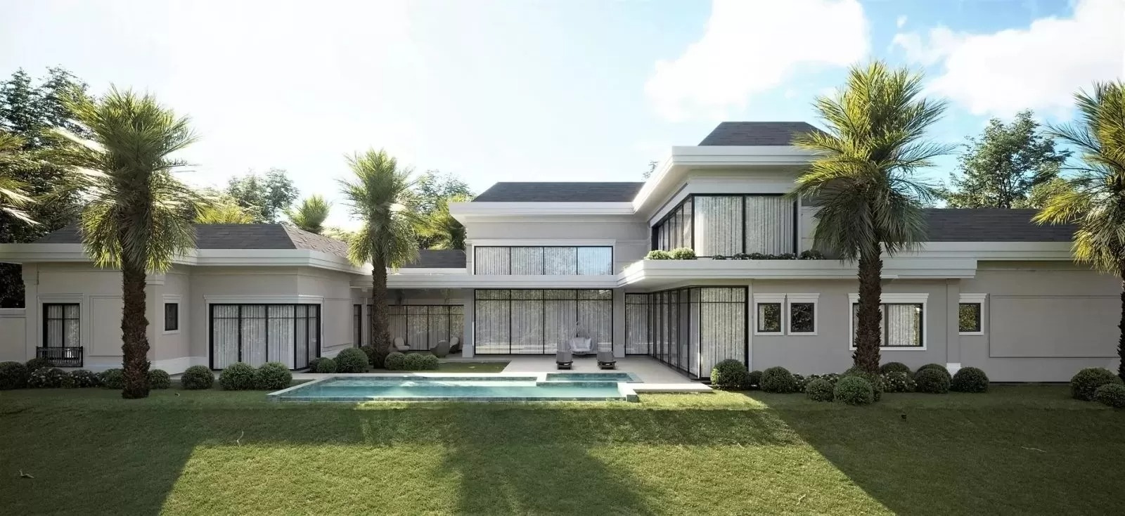 Nhà phong cách châu Âu đơn giản là lối kiến trúc nhà ở mang đậm nét văn hóa châu Âu nhưng được lược bỏ bớt những chi tiết rườm rà, cầu kỳ, thay vào đó là sự tối giản, tinh tế