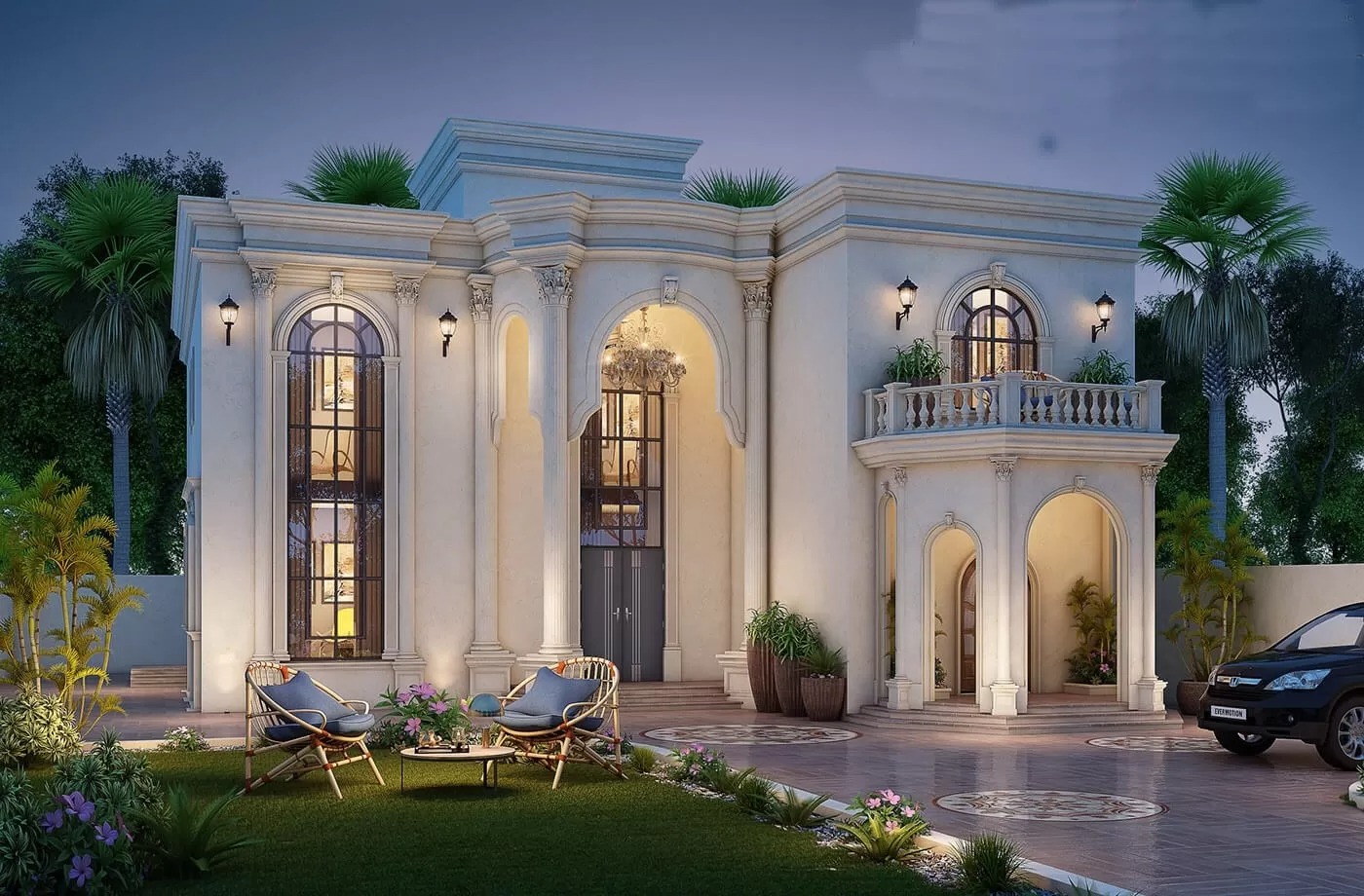 Nhà phong cách châu Âu đơn giản là lối kiến trúc nhà ở mang đậm nét văn hóa châu Âu nhưng được lược bỏ bớt những chi tiết rườm rà, cầu kỳ, thay vào đó là sự tối giản, tinh tế