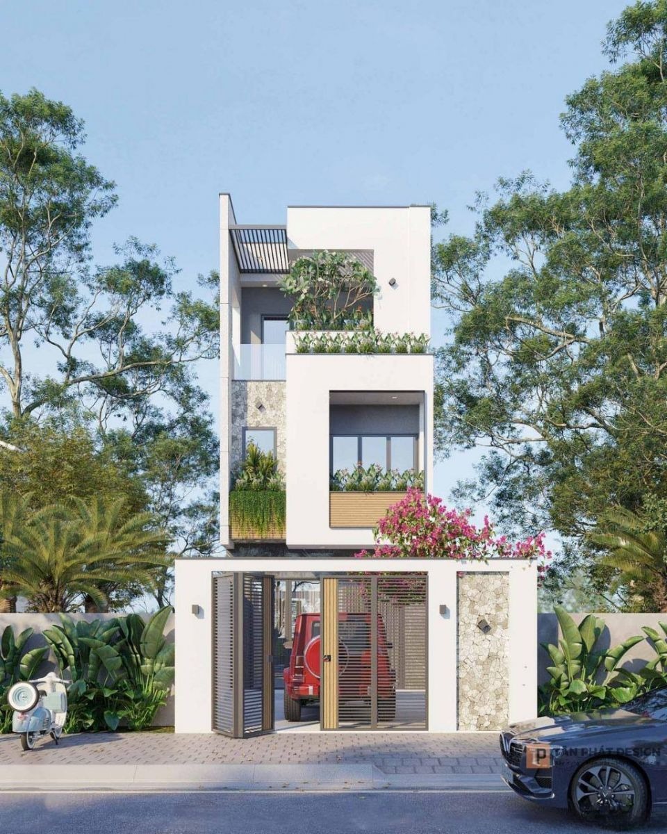 Bản vẽ nhà phố 3 tầng tại Hải Dương
