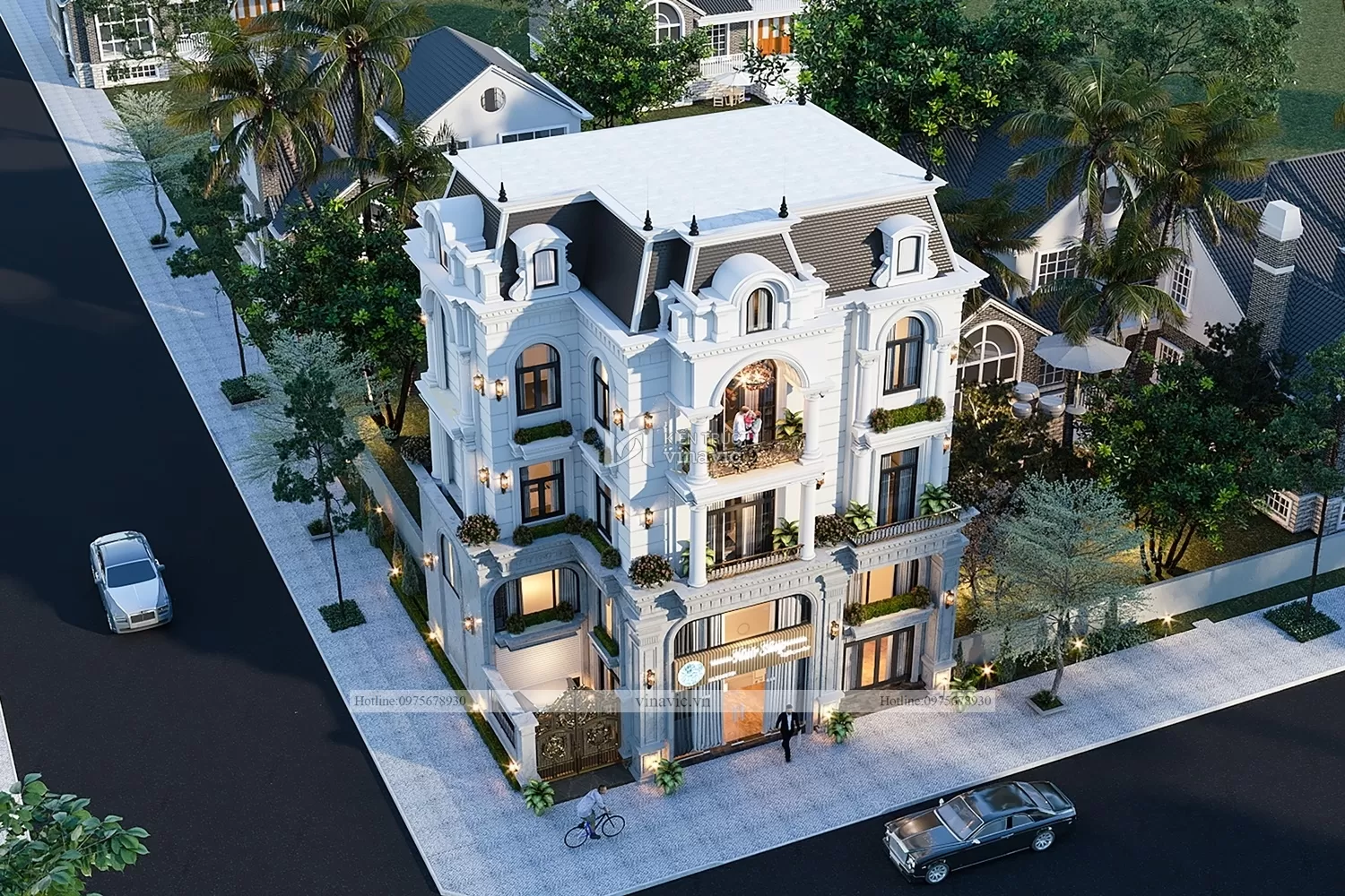 Không gian ngoại thất đẹp nổi bật