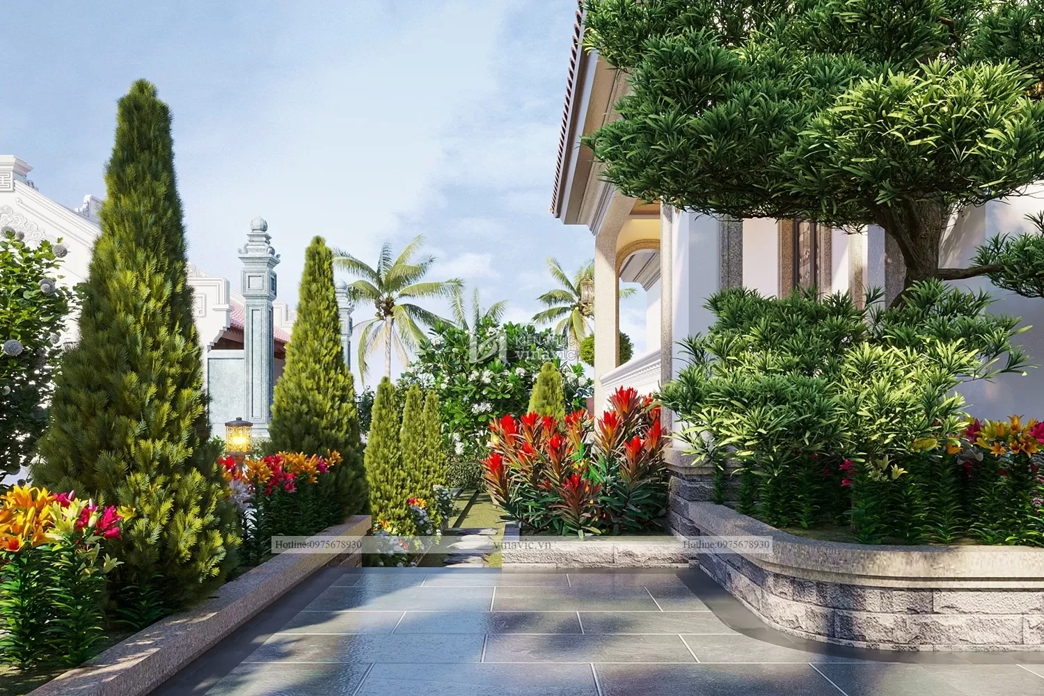 Không gian thiên nhiên trong những căn nhà địa trung hài