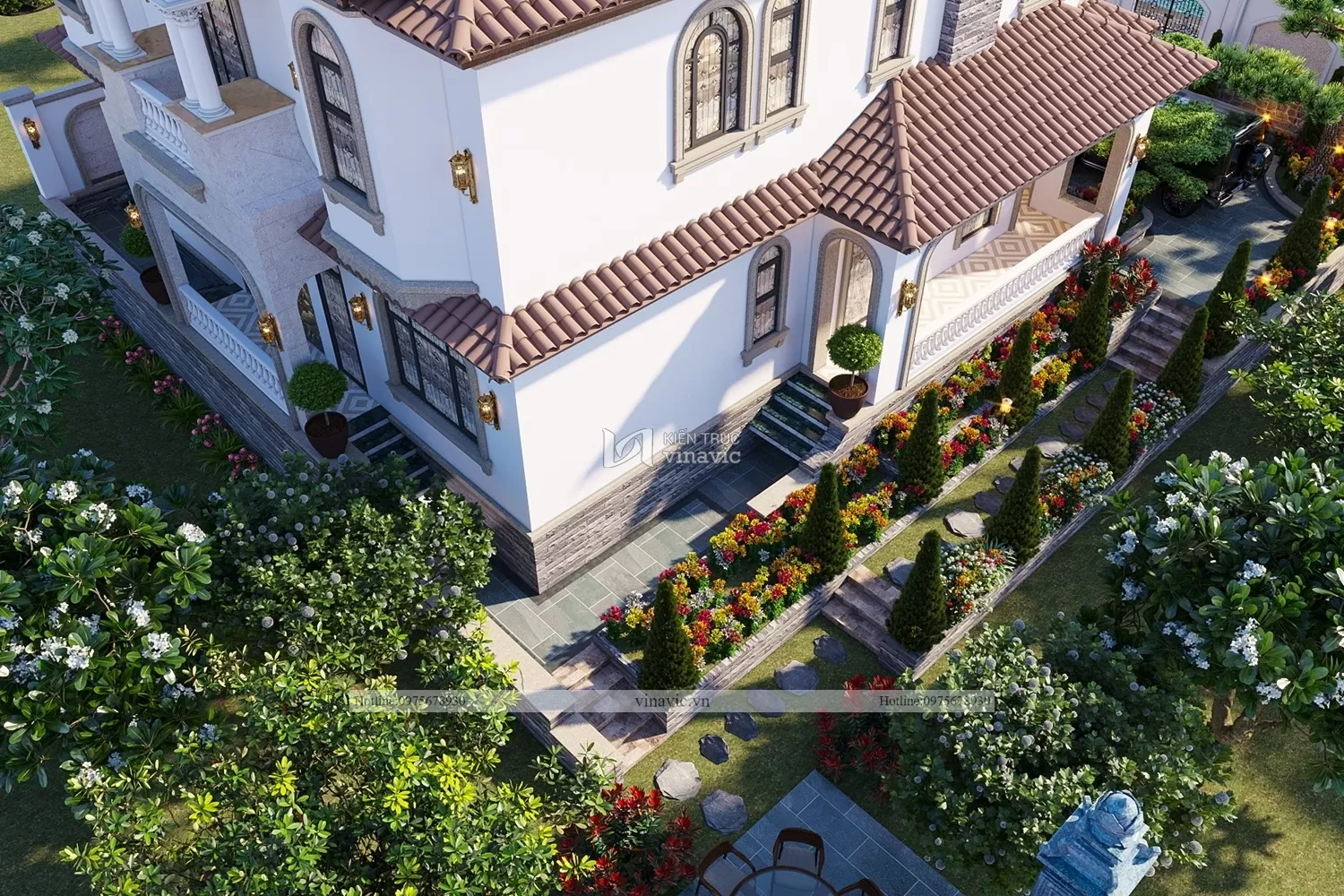 Biệt thự sử dụng hệ mái địa trung hải