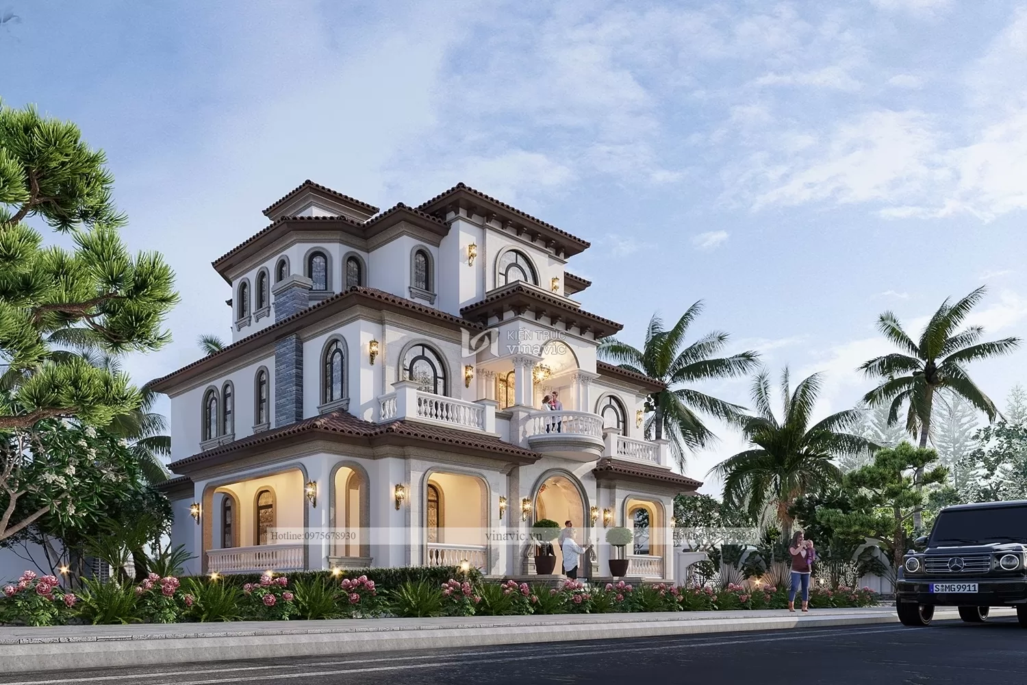 Mẫu thiết kế nhà phong cách địa trung hải đẹp và độc đáo nhất BT2237