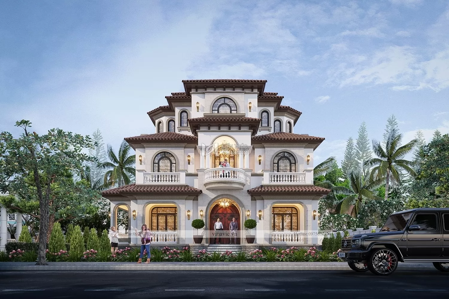 Đặc trưng màu sắc nổi bật nhà địa trung hải