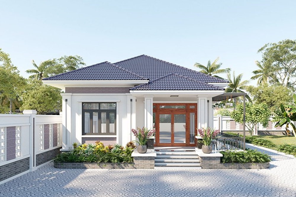 Kiểu mái Nhật truyền thống, ngôi nhà tạo nên một cảm giác độc đáo và phong cách riêng