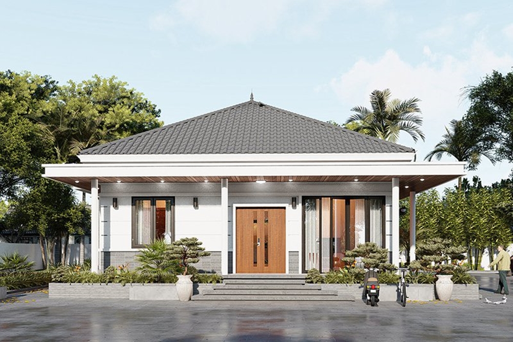 Ngôi nhà có sân vườn đem lại không gian thư giãn lý tưởng